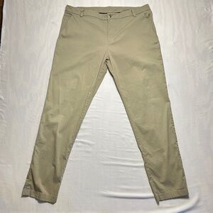 Lululemon Commission Pants Mens 38x32* Torino Sand Classic Stretch Chino Golf